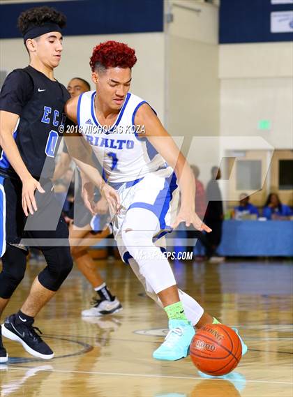 Thumbnail 3 in El Camino Real vs. Rialto (MLK Day Showdown) photogallery.