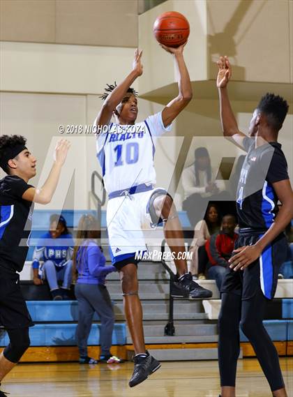 Thumbnail 2 in El Camino Real vs. Rialto (MLK Day Showdown) photogallery.