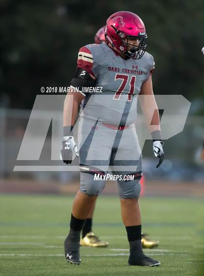 Thumbnail 1 in Oaks Christian vs. Alemany photogallery.