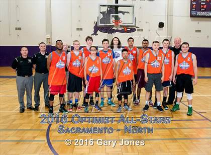 Thumbnail 1 in 2016 Sacramento Optimist All-Stars North vs South photogallery.