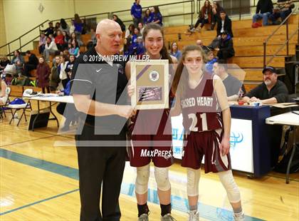 Thumbnail 1 in Sacred Heart Academy vs. Mount St. Mary Academy (MMHSAA Class A Final) photogallery.