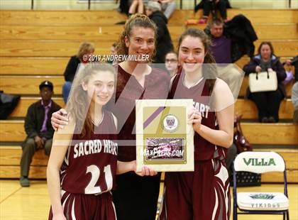 Thumbnail 2 in Sacred Heart Academy vs. Mount St. Mary Academy (MMHSAA Class A Final) photogallery.