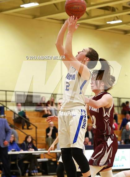 Thumbnail 2 in Sacred Heart Academy vs. Mount St. Mary Academy (MMHSAA Class A Final) photogallery.