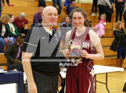 Thumbnail 3 in Sacred Heart Academy vs. Mount St. Mary Academy (MMHSAA Class A Final) photogallery.
