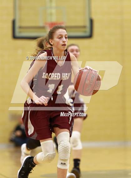 Thumbnail 3 in Sacred Heart Academy vs. Mount St. Mary Academy (MMHSAA Class A Final) photogallery.