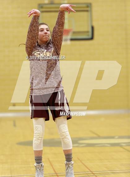 Thumbnail 3 in Sacred Heart Academy vs. Mount St. Mary Academy (MMHSAA Class A Final) photogallery.