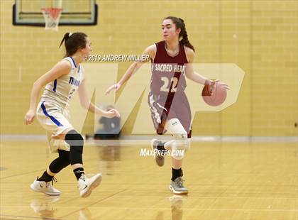 Thumbnail 3 in Sacred Heart Academy vs. Mount St. Mary Academy (MMHSAA Class A Final) photogallery.
