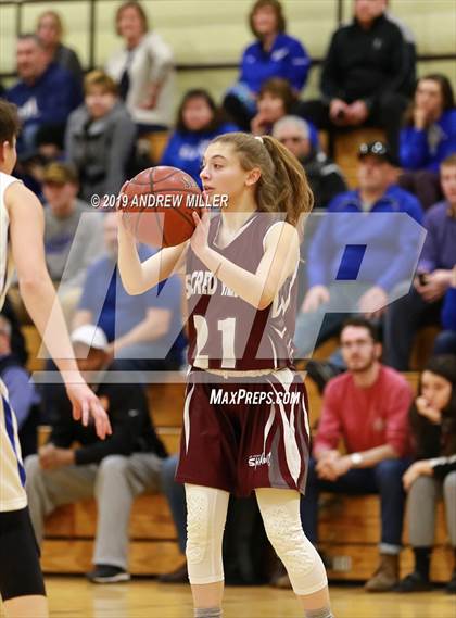 Thumbnail 3 in Sacred Heart Academy vs. Mount St. Mary Academy (MMHSAA Class A Final) photogallery.
