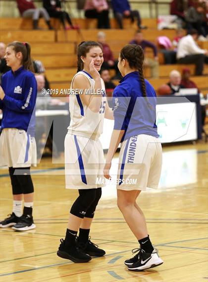 Thumbnail 1 in Sacred Heart Academy vs. Mount St. Mary Academy (MMHSAA Class A Final) photogallery.