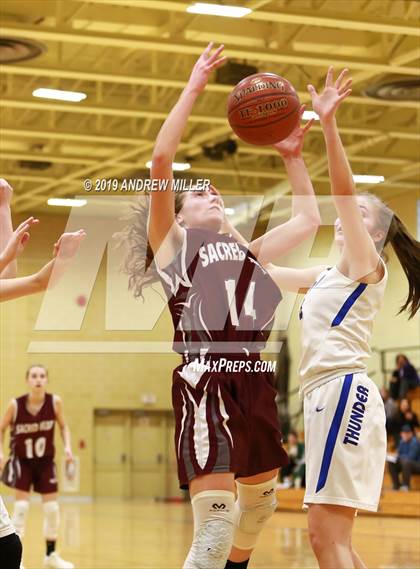 Thumbnail 2 in Sacred Heart Academy vs. Mount St. Mary Academy (MMHSAA Class A Final) photogallery.