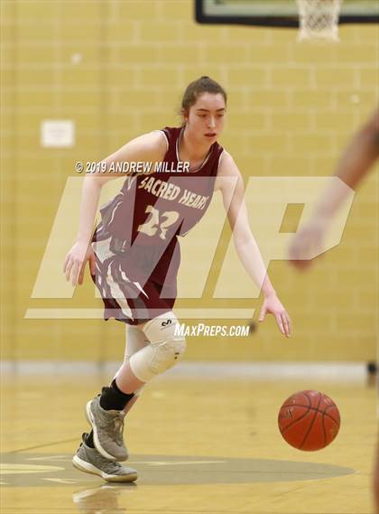 Thumbnail 1 in Sacred Heart Academy vs. Mount St. Mary Academy (MMHSAA Class A Final) photogallery.