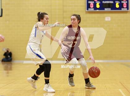 Thumbnail 1 in Sacred Heart Academy vs. Mount St. Mary Academy (MMHSAA Class A Final) photogallery.