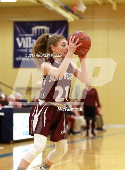 Thumbnail 3 in Sacred Heart Academy vs. Mount St. Mary Academy (MMHSAA Class A Final) photogallery.