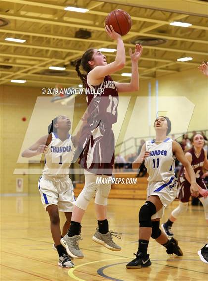 Thumbnail 3 in Sacred Heart Academy vs. Mount St. Mary Academy (MMHSAA Class A Final) photogallery.