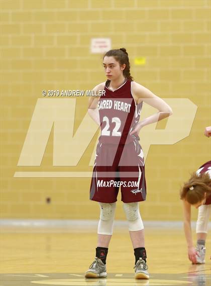 Thumbnail 3 in Sacred Heart Academy vs. Mount St. Mary Academy (MMHSAA Class A Final) photogallery.