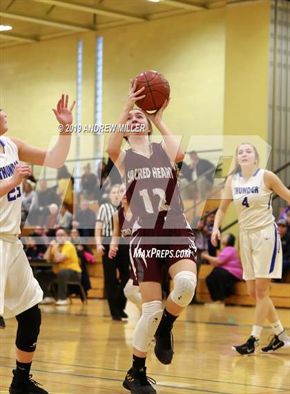 Thumbnail 2 in Sacred Heart Academy vs. Mount St. Mary Academy (MMHSAA Class A Final) photogallery.