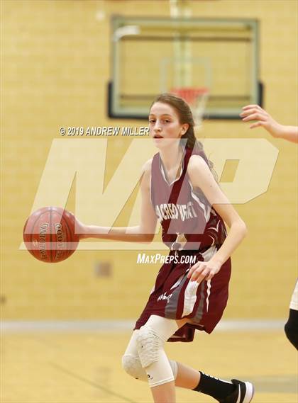 Thumbnail 1 in Sacred Heart Academy vs. Mount St. Mary Academy (MMHSAA Class A Final) photogallery.