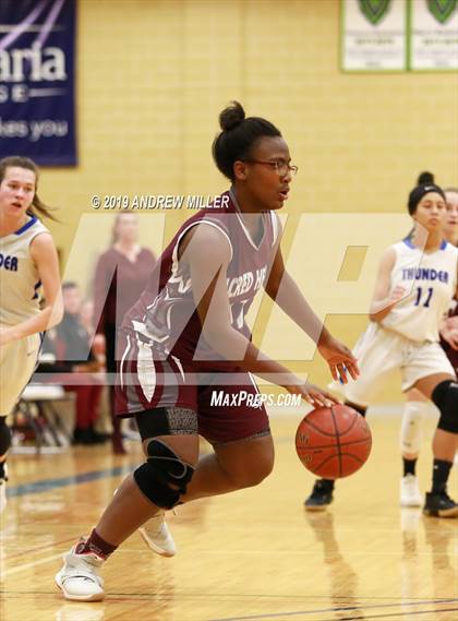 Thumbnail 3 in Sacred Heart Academy vs. Mount St. Mary Academy (MMHSAA Class A Final) photogallery.