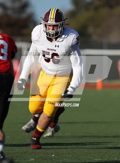 Thumbnail 2 in Arlington @ Salesian College Preparatory (CIF State 6-A Championship) photogallery.