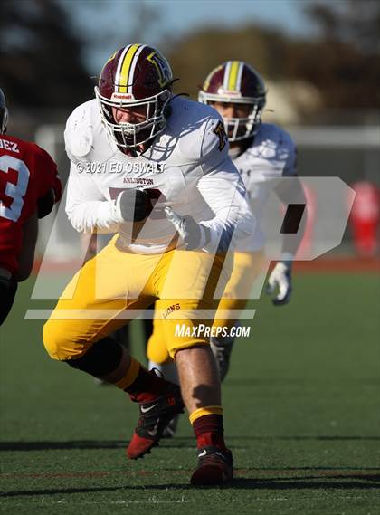 Thumbnail 1 in Arlington @ Salesian College Preparatory (CIF State 6-A Championship) photogallery.