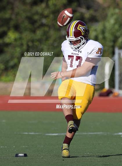 Thumbnail 2 in Arlington @ Salesian College Preparatory (CIF State 6-A Championship) photogallery.