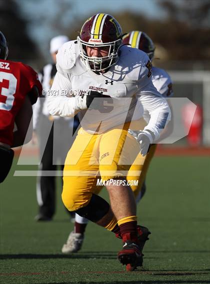 Thumbnail 3 in Arlington @ Salesian College Preparatory (CIF State 6-A Championship) photogallery.