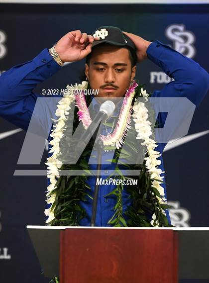 Thumbnail 2 in St. John Bosco Signing Day photogallery.
