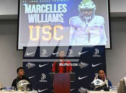 Thumbnail 1 in St. John Bosco Signing Day photogallery.