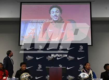 Thumbnail 1 in St. John Bosco Signing Day photogallery.