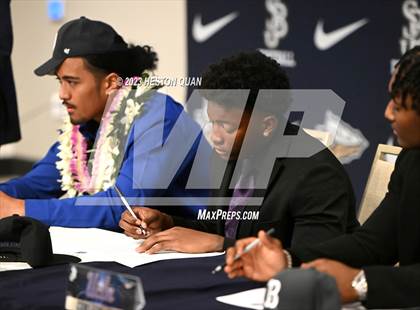 Thumbnail 1 in St. John Bosco Signing Day photogallery.