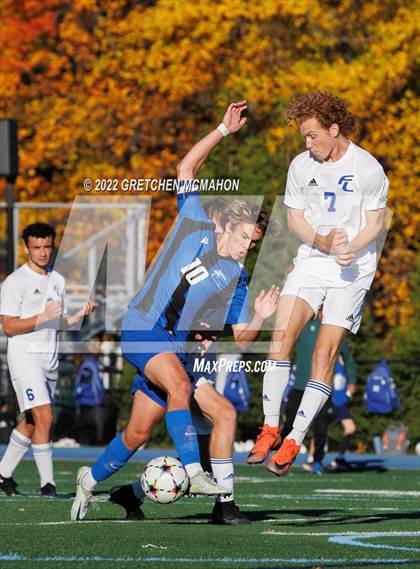 Thumbnail 3 in Ludlowe@Darien (FCIAC 1/4finals) photogallery.