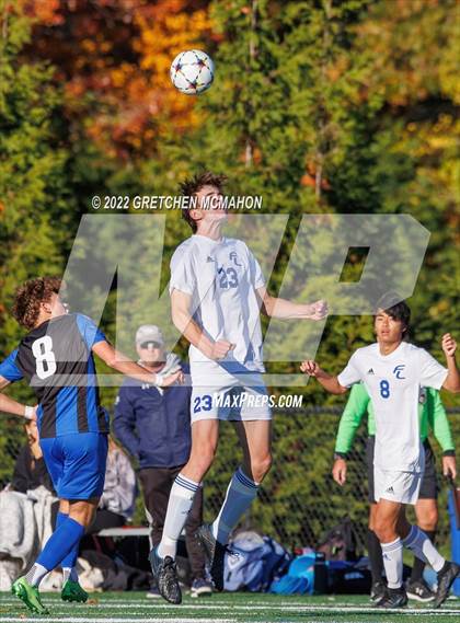 Thumbnail 3 in Ludlowe@Darien (FCIAC 1/4finals) photogallery.