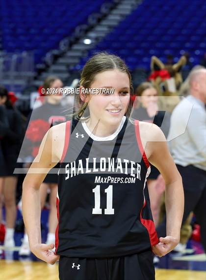 Thumbnail 2 in Huntington vs. Shallowater (UIL 3A Basketball Final Medal Ceremony) photogallery.