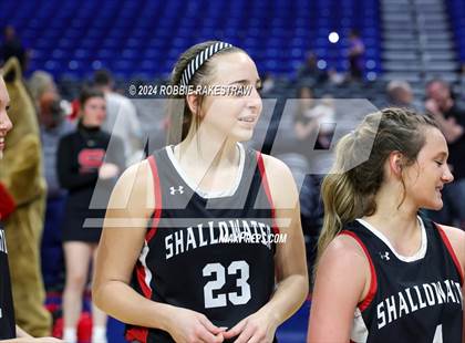 Thumbnail 3 in Huntington vs. Shallowater (UIL 3A Basketball Final Medal Ceremony) photogallery.
