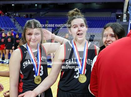 Thumbnail 3 in Huntington vs. Shallowater (UIL 3A Basketball Final Medal Ceremony) photogallery.