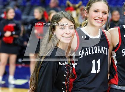 Thumbnail 2 in Huntington vs. Shallowater (UIL 3A Basketball Final Medal Ceremony) photogallery.