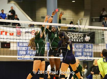 Thumbnail 1 in Holy Cross vs. Fort Bend Christian Academy  (TAPPS 4A Semifinal) photogallery.
