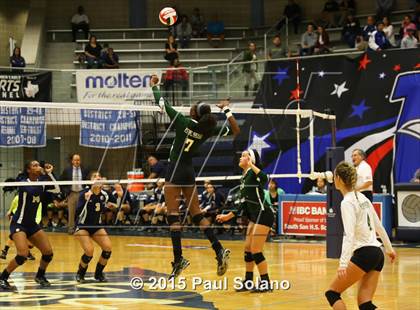 Thumbnail 2 in Holy Cross vs. Fort Bend Christian Academy  (TAPPS 4A Semifinal) photogallery.