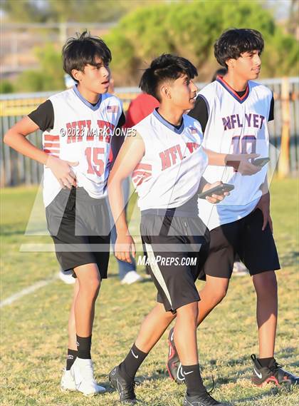 Thumbnail 3 in Highland Prep vs. NFL Yet Academy (O'Connor 7v7) photogallery.