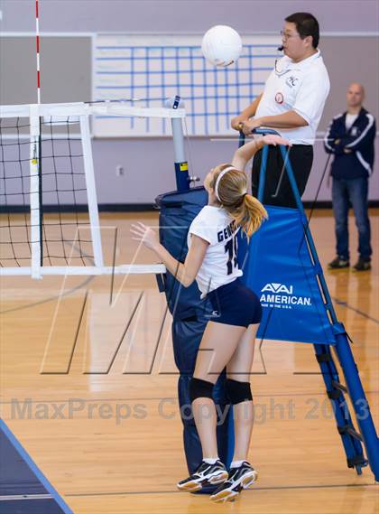 Thumbnail 1 in Yorktown vs Washington-Lee Freshman (Jr. Volleyball Brawl II Prelims) photogallery.