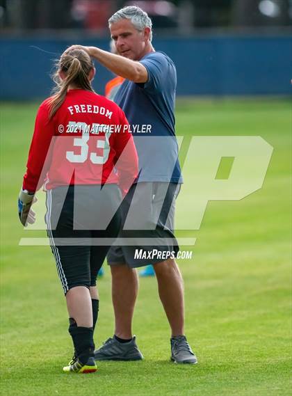 Thumbnail 2 in Freedom Christian Academy vs Fayetteville Academy (NCISAA 2A First Round) photogallery.