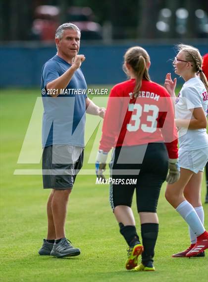 Thumbnail 1 in Freedom Christian Academy vs Fayetteville Academy (NCISAA 2A First Round) photogallery.