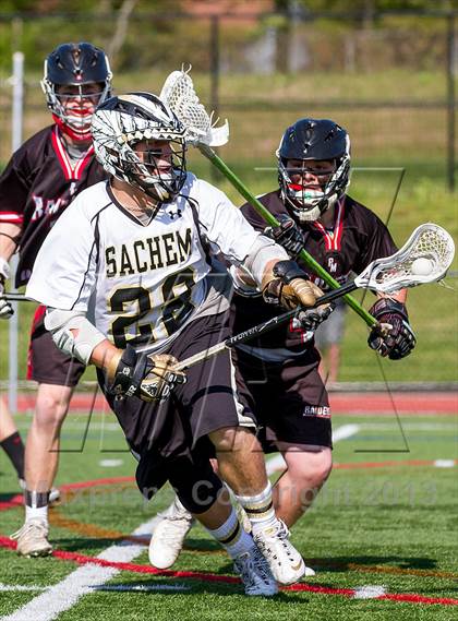 Thumbnail 3 in Sachem North vs Patchogue-Medford (Section XI Class A First Round) photogallery.