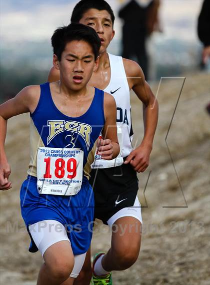 Thumbnail 1 in FR: CIF LA City Section Cross Country Championships (Boys) photogallery.