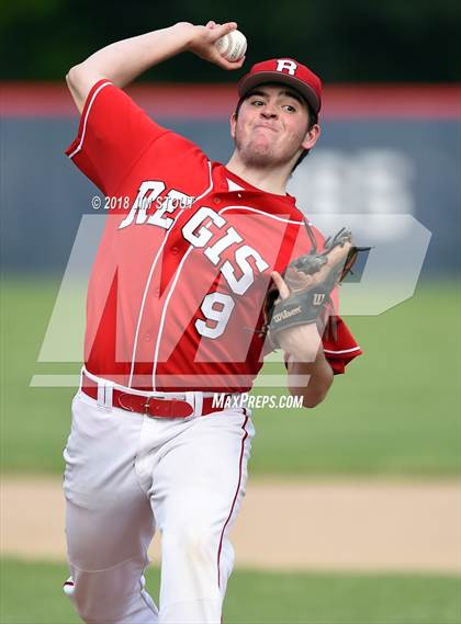 Thumbnail 2 in Regis vs. Iona Prep (CHSAA AA Winners Bracket Semifinal) photogallery.