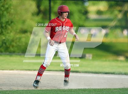 Thumbnail 1 in Regis vs. Iona Prep (CHSAA AA Winners Bracket Semifinal) photogallery.