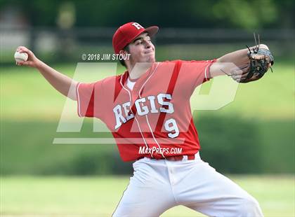 Thumbnail 2 in Regis vs. Iona Prep (CHSAA AA Winners Bracket Semifinal) photogallery.