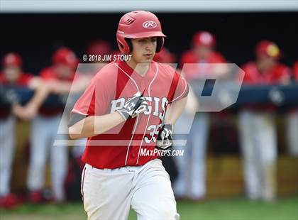 Thumbnail 3 in Regis vs. Iona Prep (CHSAA AA Winners Bracket Semifinal) photogallery.