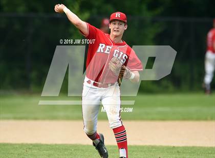 Thumbnail 1 in Regis vs. Iona Prep (CHSAA AA Winners Bracket Semifinal) photogallery.