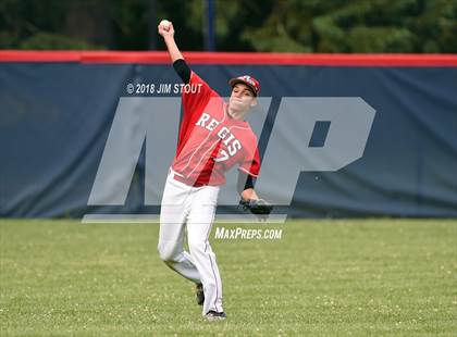 Thumbnail 2 in Regis vs. Iona Prep (CHSAA AA Winners Bracket Semifinal) photogallery.